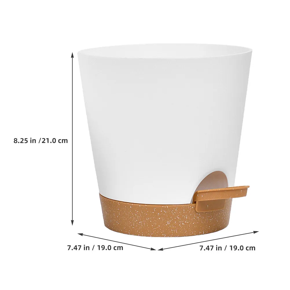 Automatic Water Absorbing Flower Pot Self Watering Planter Plastic Plant Container for Home Garden Scindapsus Aureus
