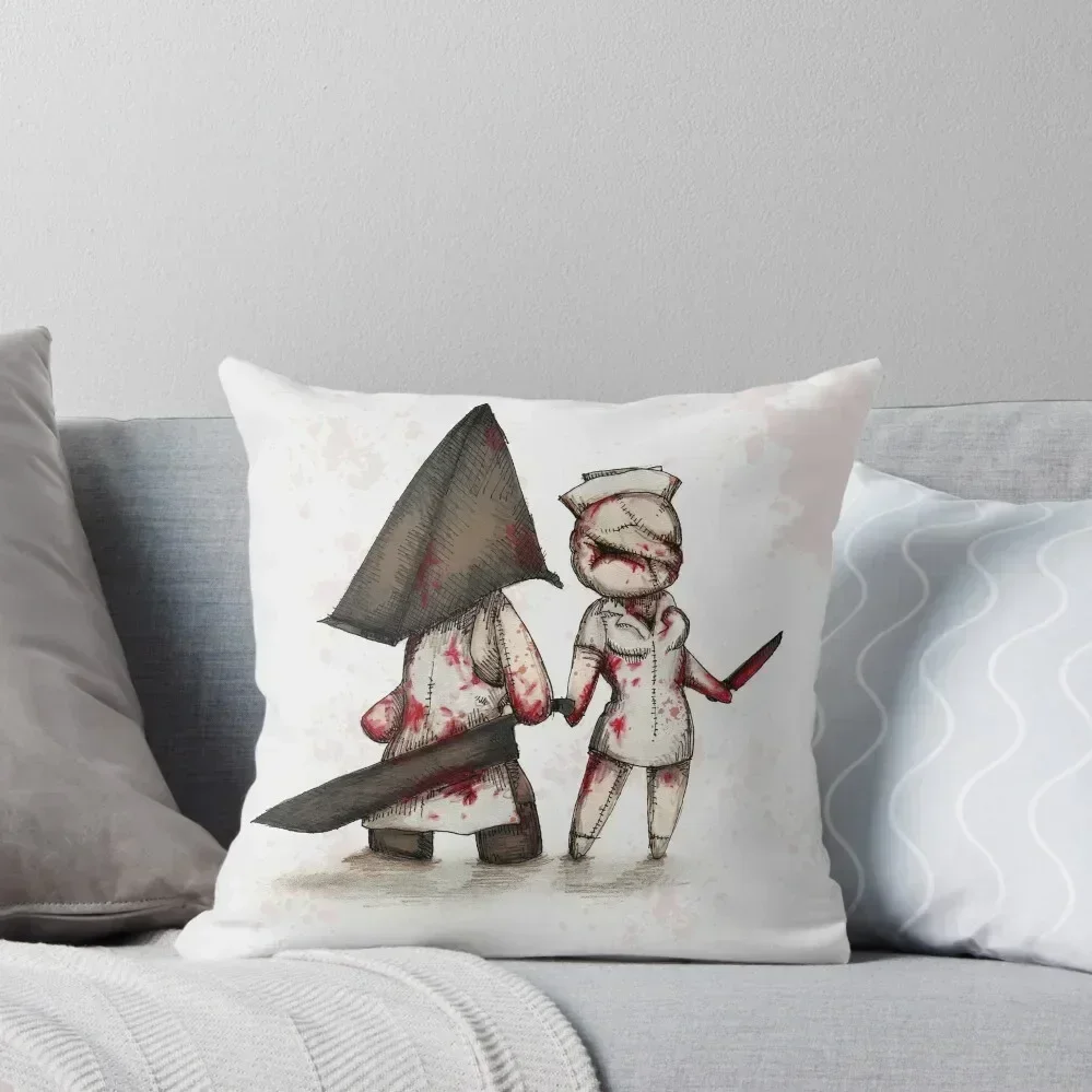 

Plushie Hill Throw Pillow Pillow Covers Decorative Decorative pillowcase autumn pillowcase Anime pillow