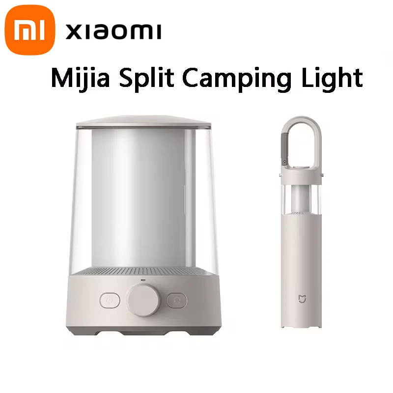 Xiaomi Mijia Split Camping Lights Flashlight Ambient Light Camping Light 2 In 1 Camp Lights Mi Home App BLE Mesh Smart Control