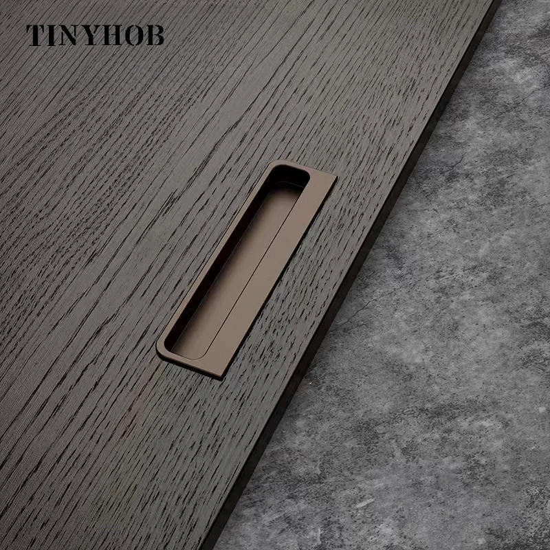 

Tinyhob Cabinet Door Concealed Handle Recessed Groove Concealed Buckle Concave Sliding Door Handle Hidden Door Handle