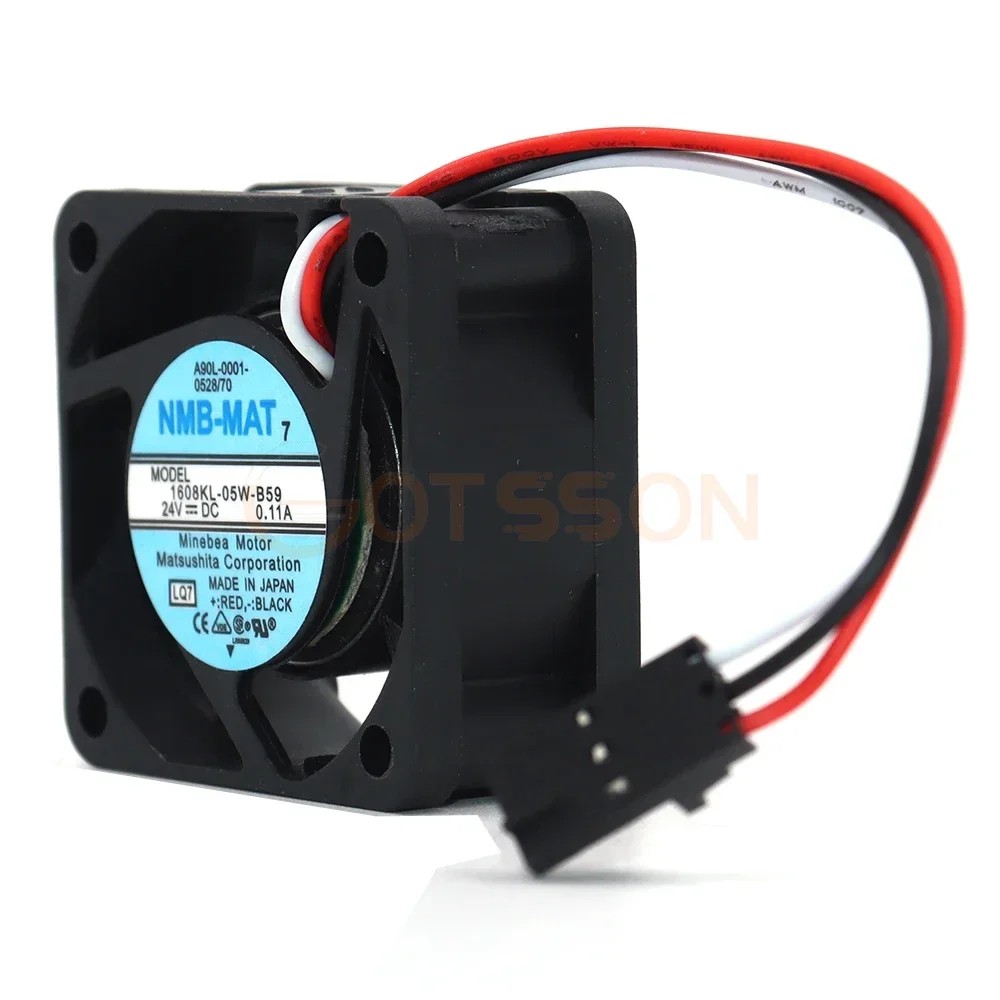 

+New for A90L-0001-0528/70 4cm special fan original FANUC system DC 24V 0.11A 4020 cooling fan 1608KL-05W-B59