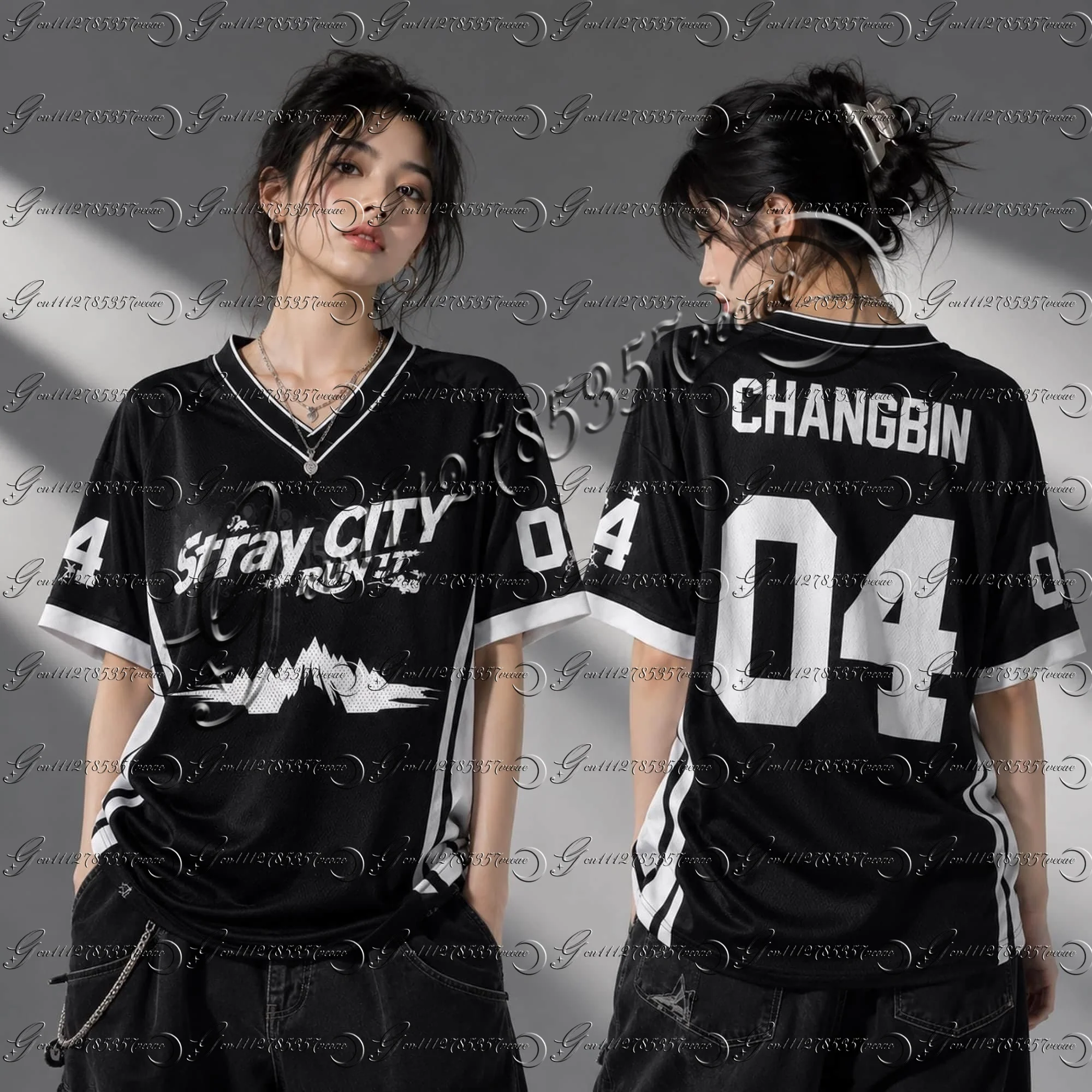 2026 New Stray Lee Know Fan Side Support Shirt Korean Wave Male Group Hip Hop Rap Singer Concert T-shirt Family Matching