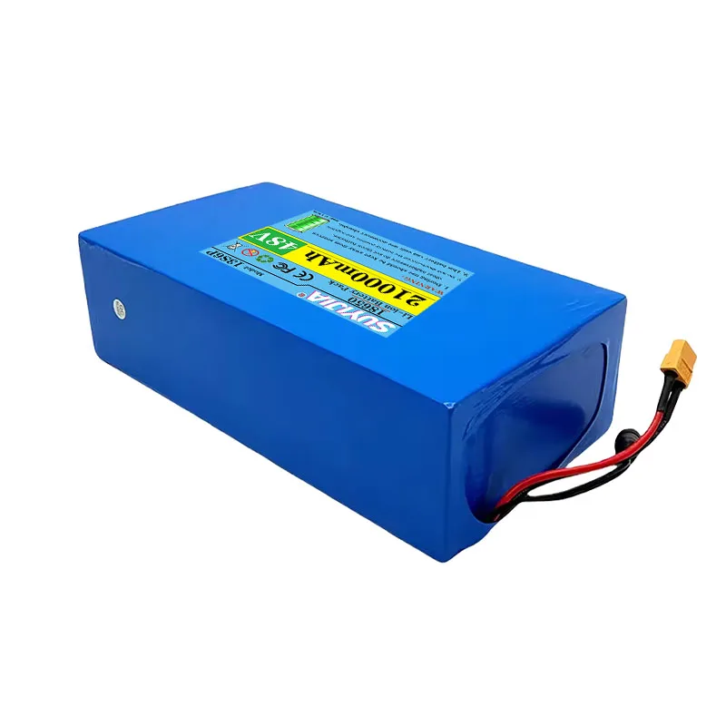 18650 48V 21Ah 13s6p lithium-ion battery 21000mAh 1500W electric vehicle, bicycle, built-in 30A BMS + charger