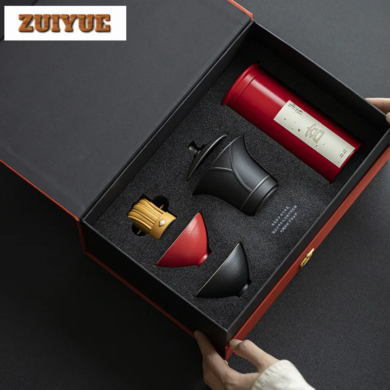 

Cultural And Creative Fortune Tea Set Complete Set Boutique Tea Ceremony Set Teapot And Tea Cup Set Cafes Accessories Ornaments