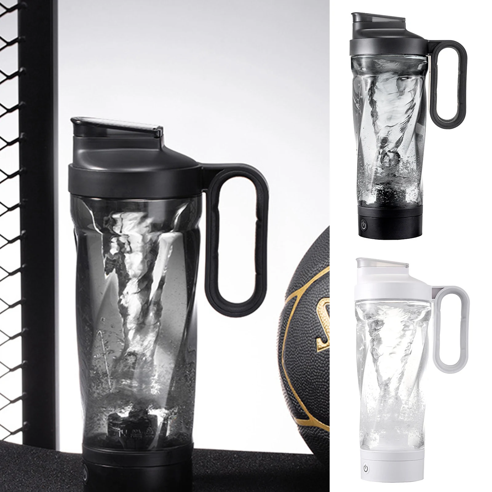 1000ml Travel Electric Protein Powder Mixing Cup Automatic Shaker Sport Water Bottle Drinking Mixer Shake Cups with Scale