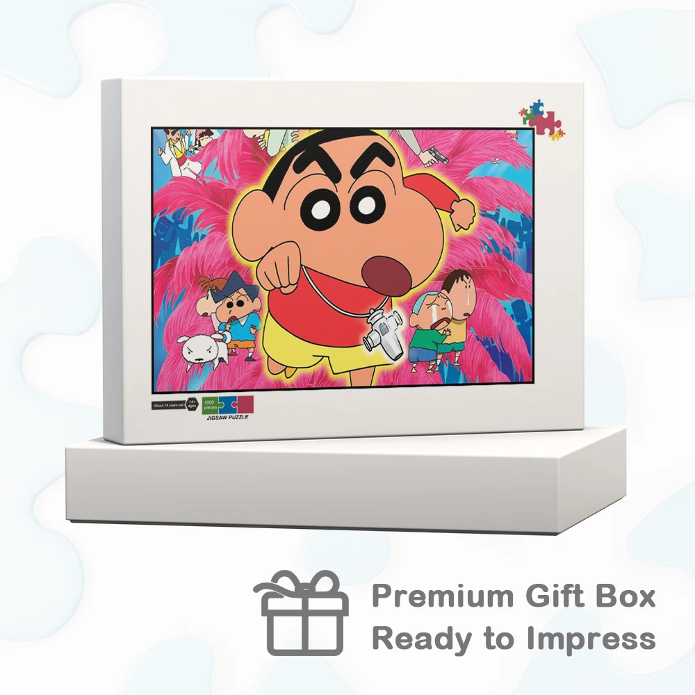 Crayon Shin Chan Legpuzzels Shinnosuke Nohara Uniek Ontwerp Grote Volwassen Jigsaw Japanse Maga Serie Anime Educatief Speelgoed