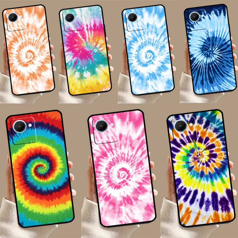 Tie Dye Trippy For Realme 12 9 10 11 Pro Plus C67 C55 C53 C51 C35 C33 C30 C25s C21Y C31 GT5 GT Neo 6 Case