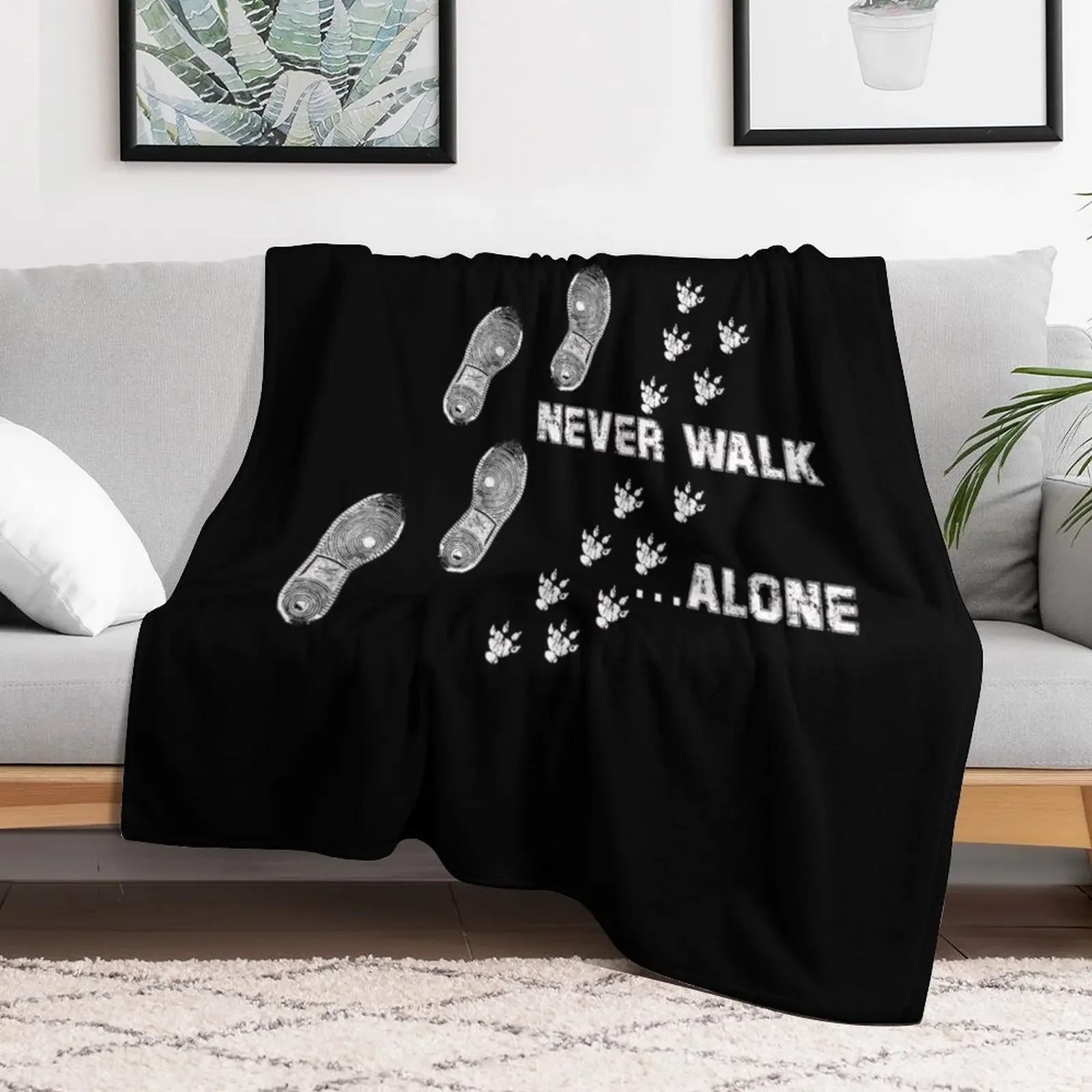 never walk alone guinea pigs Throw Blanket Summer Bed Fashionable Blankets