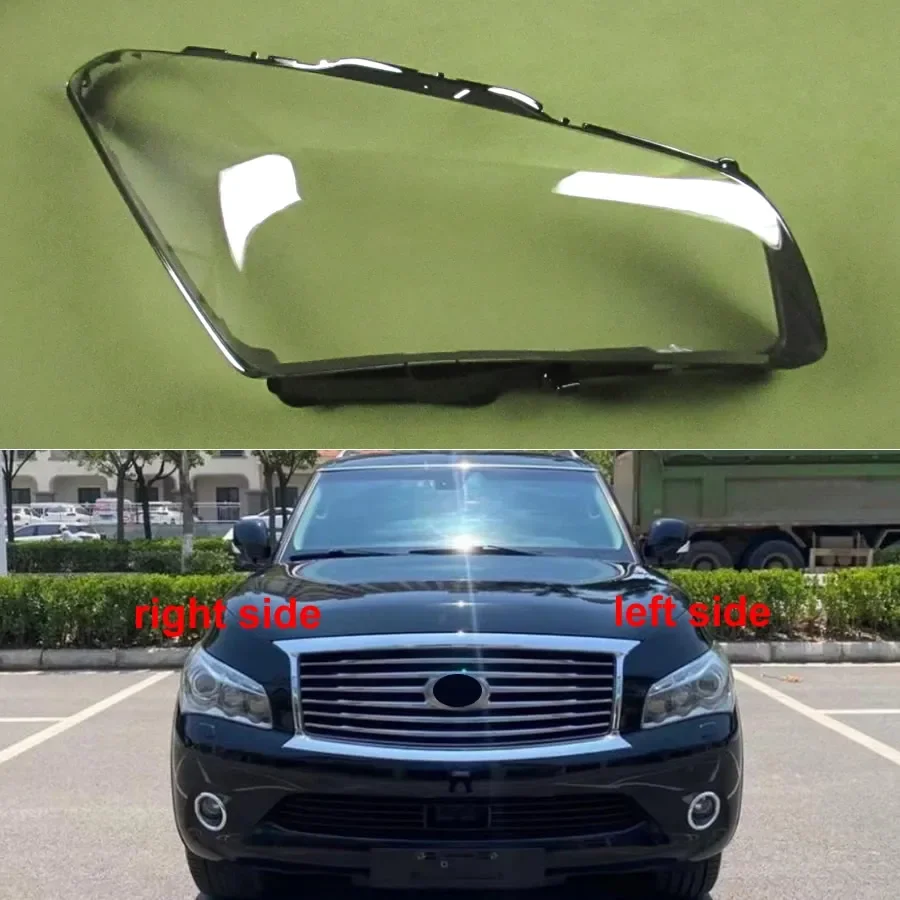 

For Infiniti QX80 QX56 2011 2012 2013 Car Accessories Headlight Lens Cover Transparent Lampshade Headlamp Shell Plexiglass