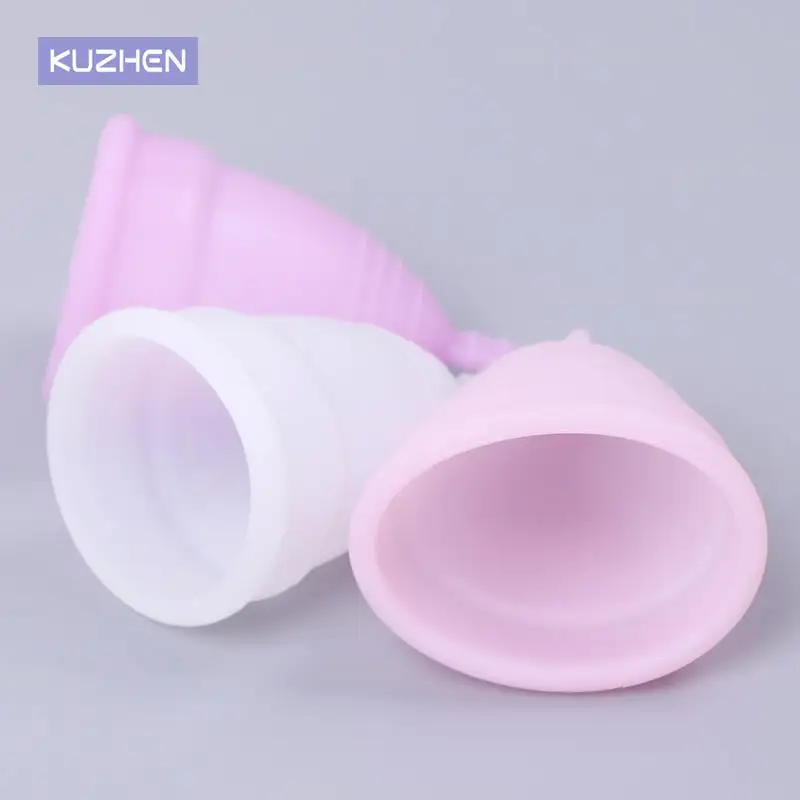 Venda quente 1 pçs copo de silicone grau médico silicone menstrual copo para mulher feminino hygine produto cuidados de saúde copo anner