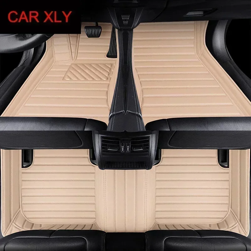 Alfombrilla personalizada de cuero Artificial de alta calidad para coche Peugeot 5008 2017-2023 Hyundai Kona ENCINO i30 2009-12 accesorios para coche