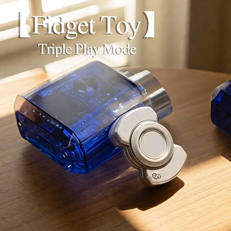 Metalen magnetische fidgetspinner in drie stijlen – stress- en angstverlichting voor volwassenen met ADHD |   EDC Toy Fidget speelgoed volwassen kinderen cadeau