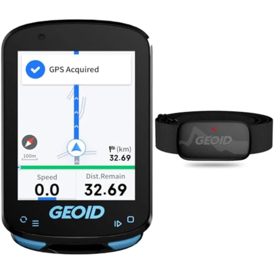 

Bundle: Color Screen Bike/Cycling Computer Wireless and Heart Rate Monitor