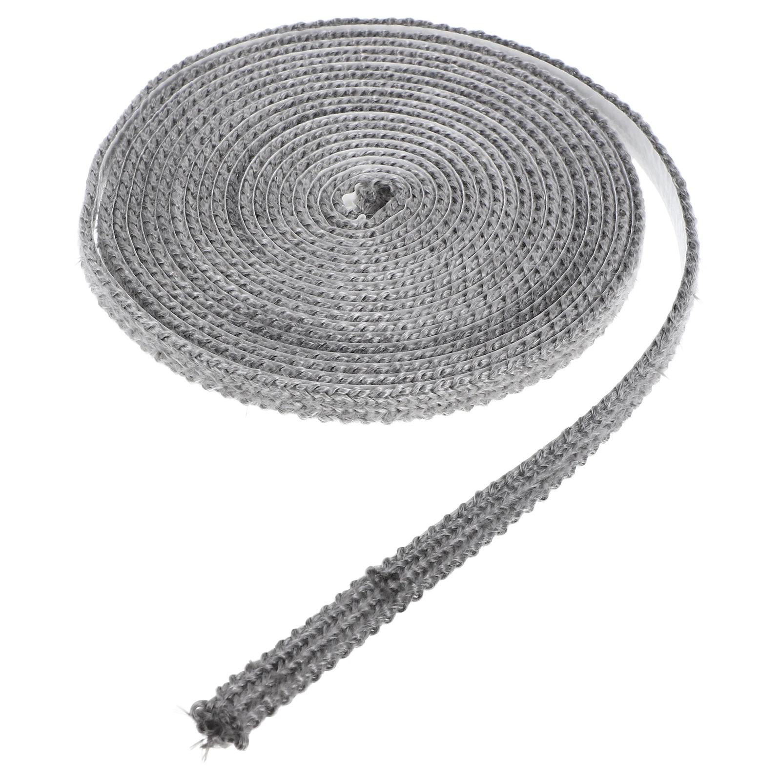 

4m Black Self-adhesive Stove Door Seal Rope 3mm x 10mm Fiberglass Gasket Wood Burning Accessories Fireplace Tools Kitchen Bar