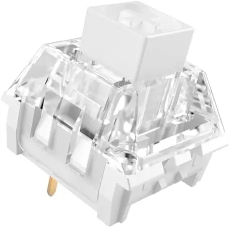 

Kailh Box White Switches 108Pcs – 45gf Clicky, 3-Pin, Waterproof for Gaming & Typing