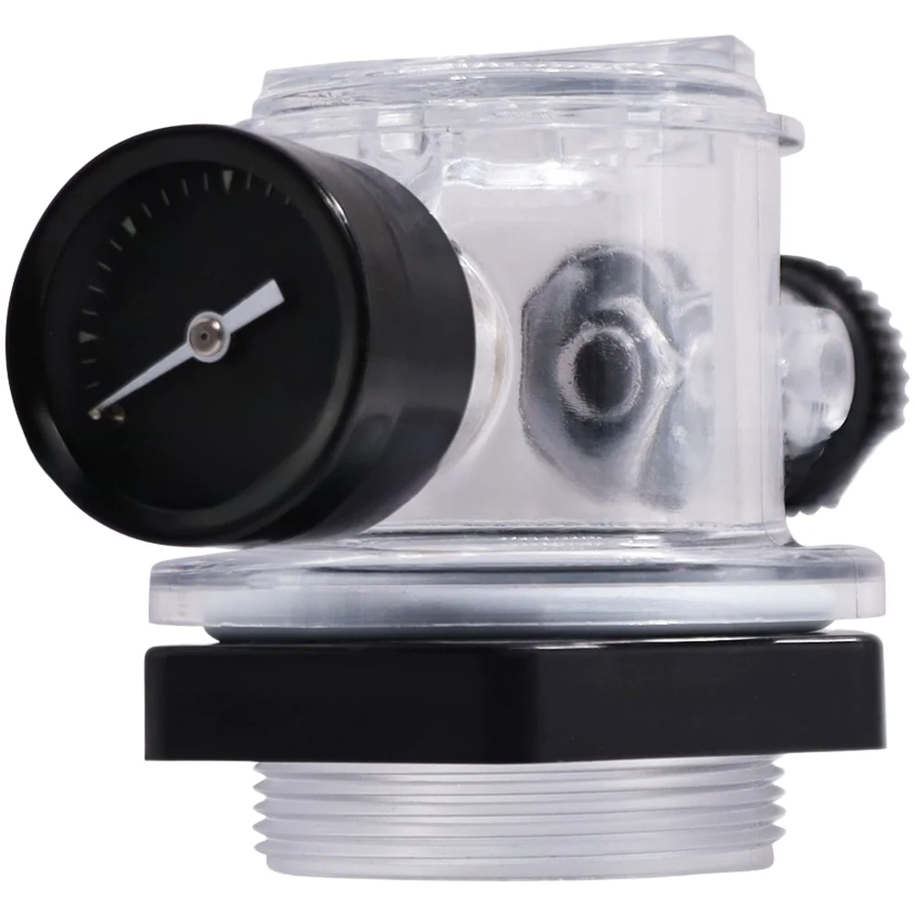 Pressure Gauge and Release Valve for Pool Filtration Systems 60psi Range 1/4NPT Thread Luminous for Visibility