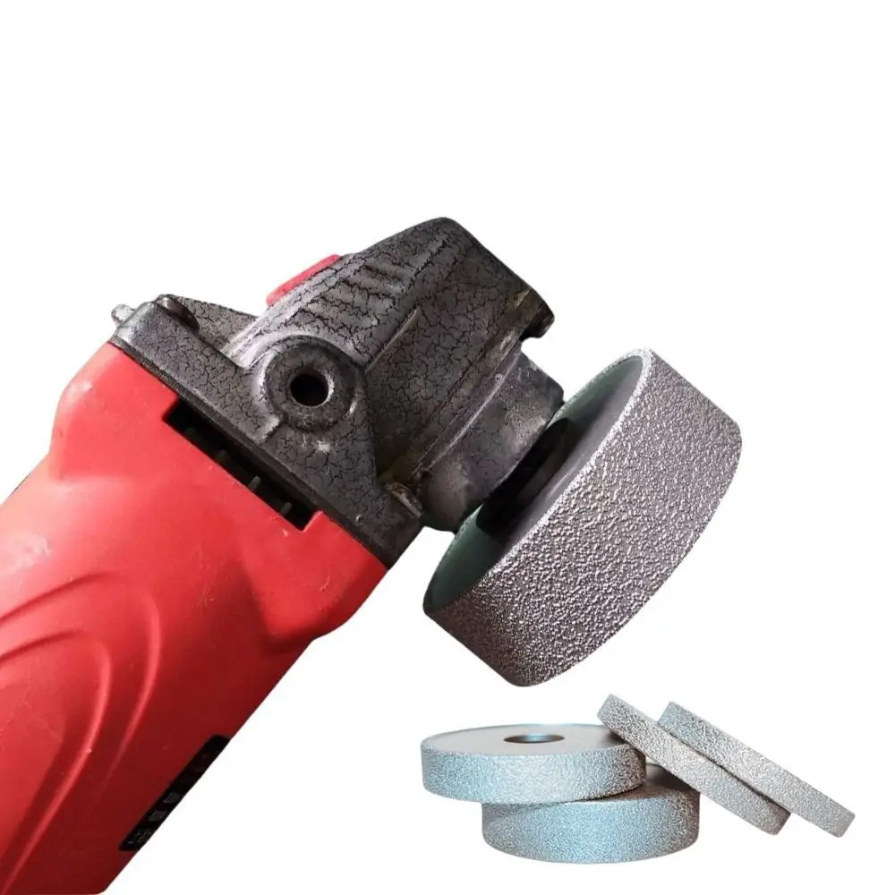 

Cylinder Type Grinding Head Vacuum Brazed Parallel Edge Abrasive Wheel Demi-bullnose Polishing Tool Glass Stone Carving