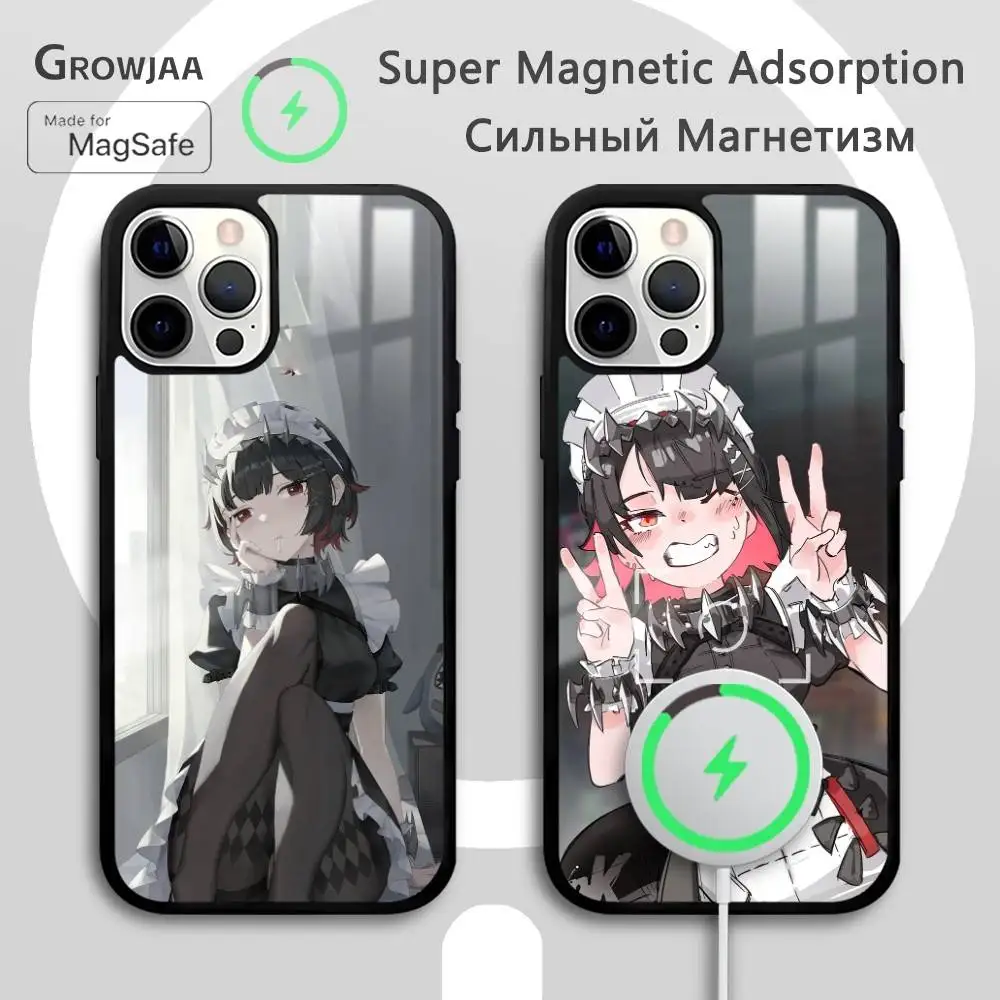 

Game Sexy Cartoon Ellen Joe Phone Case For IPhone 17 16 15 14 13 12 11 Pro Max Plus Mini Magsafe Mirror Wireless Magnetic Funda