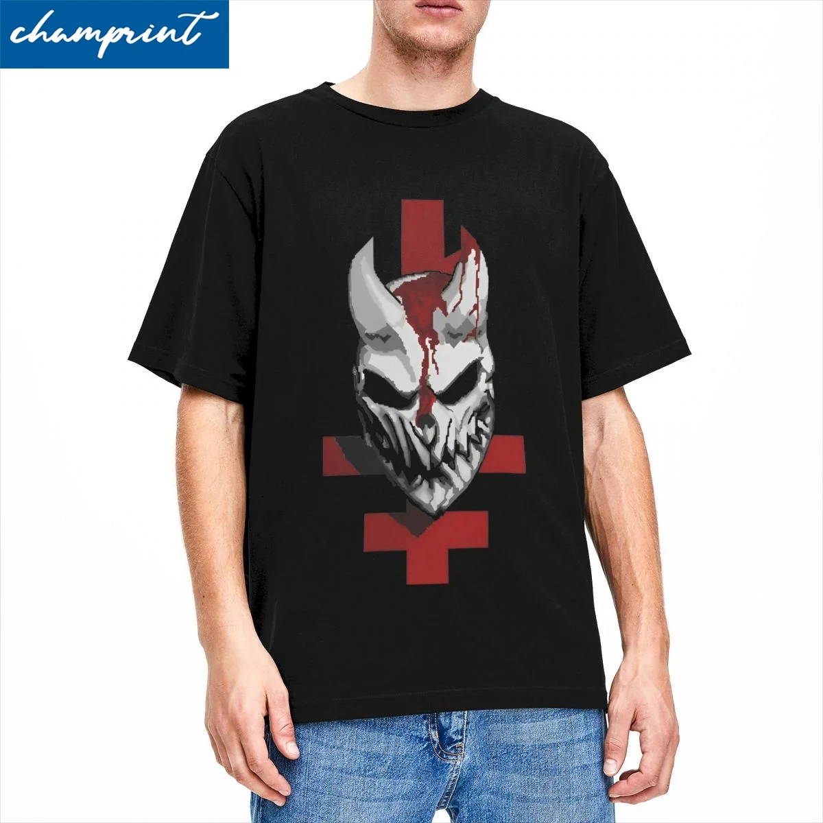 

Slaughter To Prevail Darkness for Men Women T Shirt Crazy Tee Shirt Short Sleeve Round Collar T-Shirts Cotton Printed Clothes