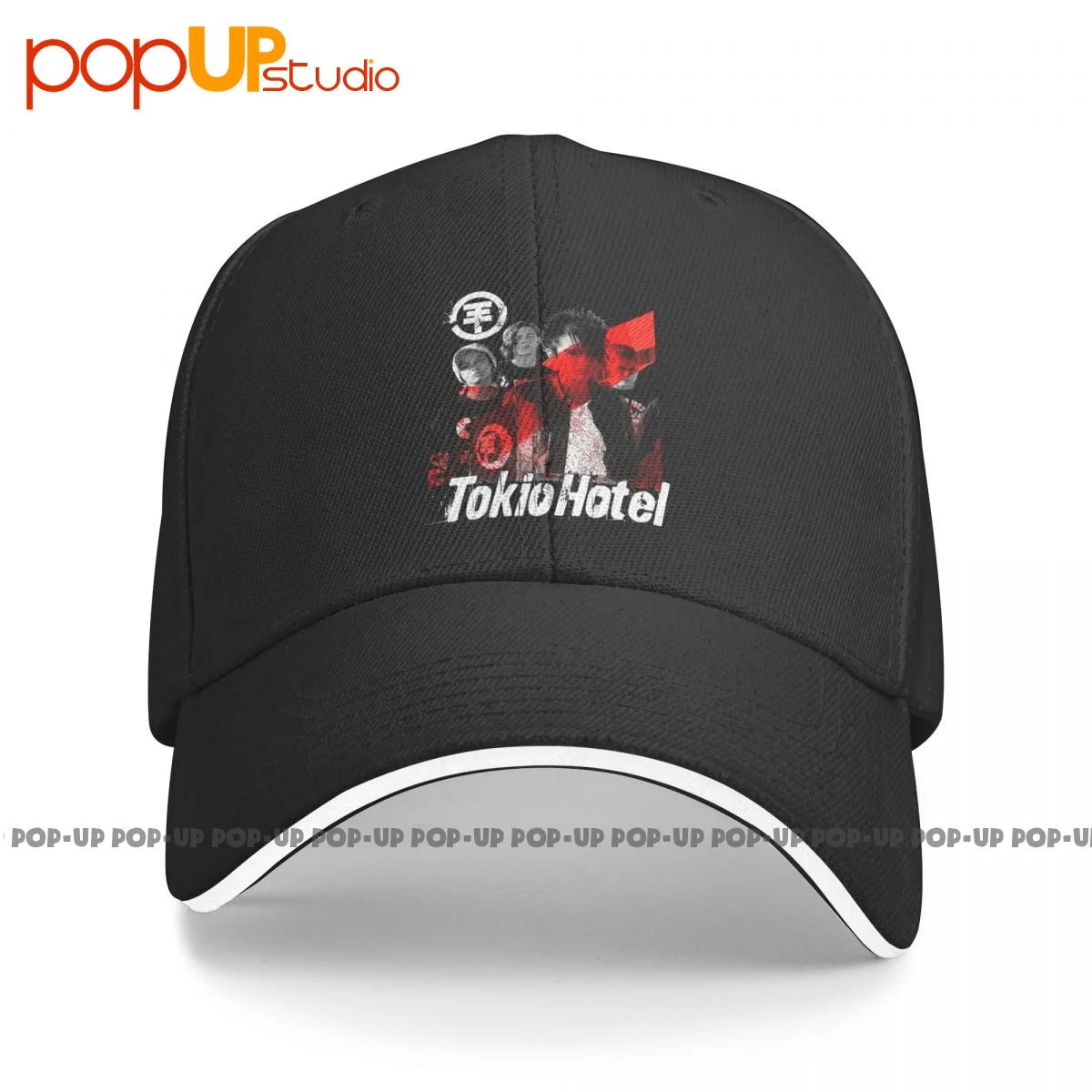 Tokio Hotel German Rock Band Sandwich Cap Baseball Cap Trucker Hat Style Classic Comfortable