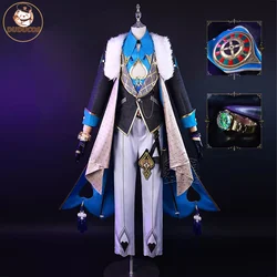 Aventurine SSR Cosplay Costume Honkai Star Rail Peacock Penacony Company Авантюрин Full Set Wig Halloween Xmas
