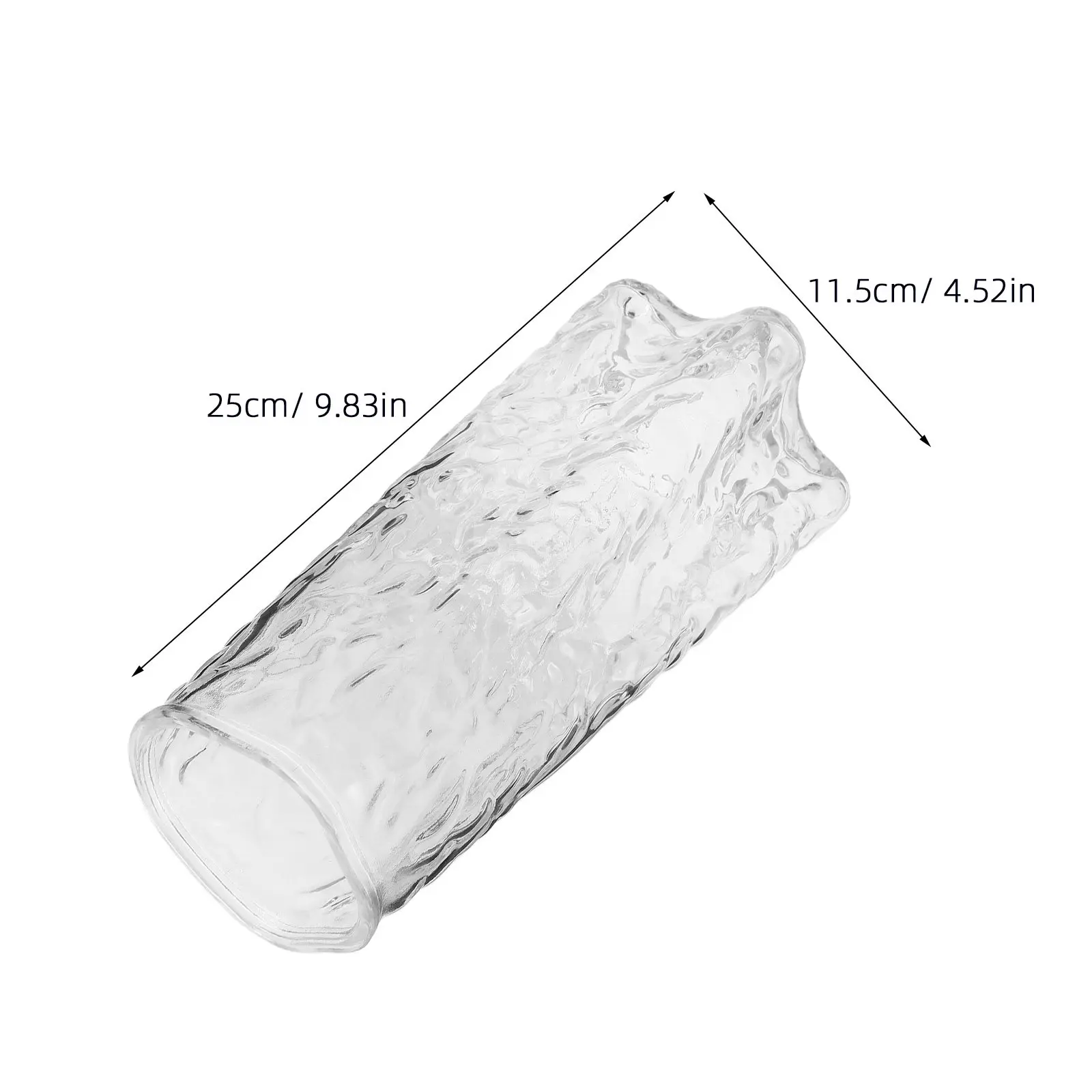 Hydroponic Glass Flower Vase Clear Transparent Vase for Propagation Bulbs Fresh Dried Flowers Living Room Bathroom Wedding