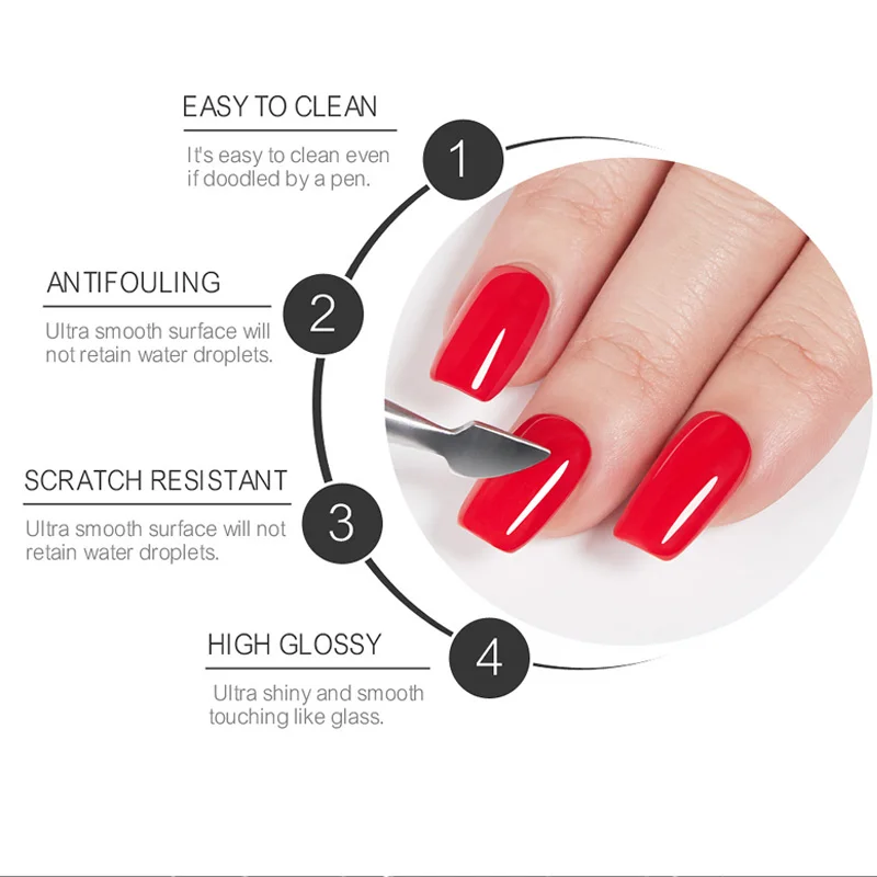 2-in-1 Crystal Top Coat Gel Nail Polish Chrome Base Super Bright Sealer Stain-resistant Soak Off UV Nail Art Varnish Manicure