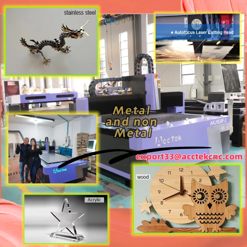 Mesin Pemotong Laser Serat Dual Head 2000W 3000W 6kw 1530 2040, Pengukir Laser CO2 untuk Logam Baja Besi Aluminium Akrilik