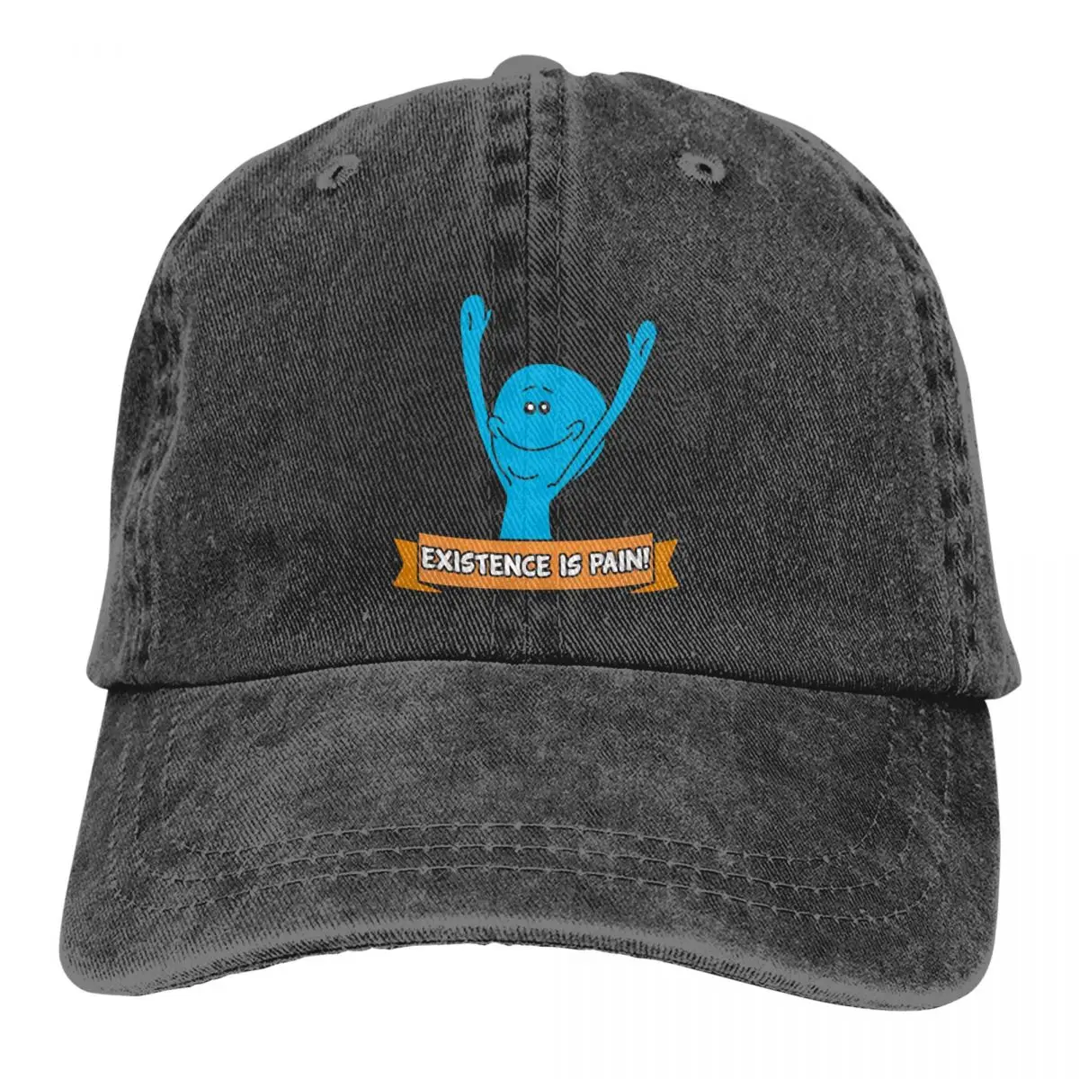 Бейсбольная кепка Meeseeks с водяным козырьком, мистер мисикс наличие боли Bboy, веселая Ретро бейсболка, Кепка для скейта