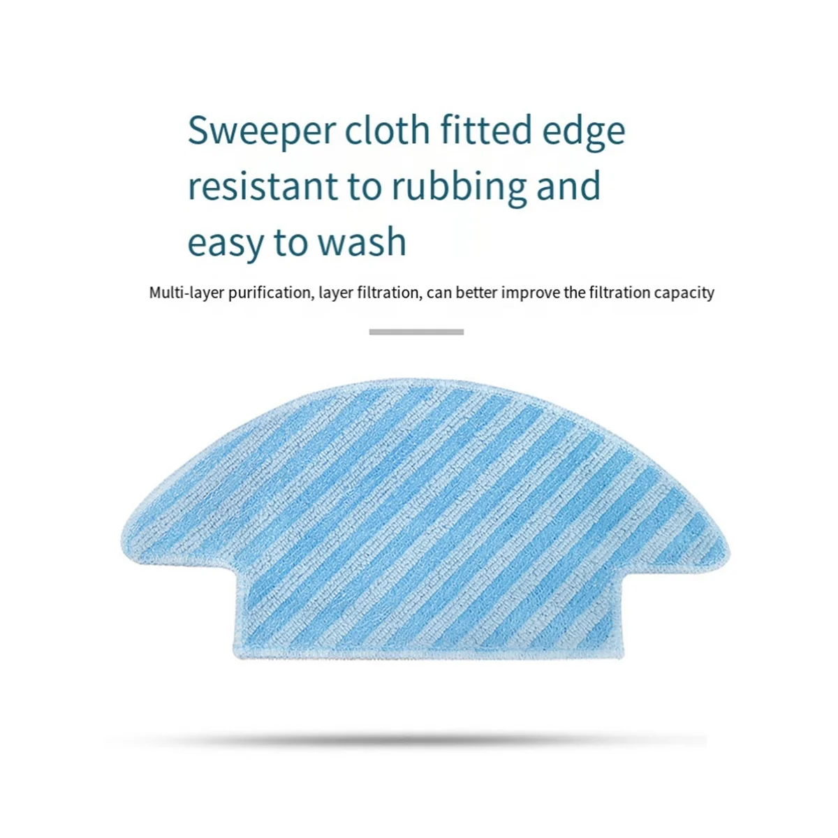 روبوت المكنسة الكهربائية فرشاة جانبية ، فلتر Hepa ، ممسحة خرقة ، اكسسوارات للحياة K2 ، K4 ، M210 ، M210S ، M210B ، M213 ، 6 قطعة