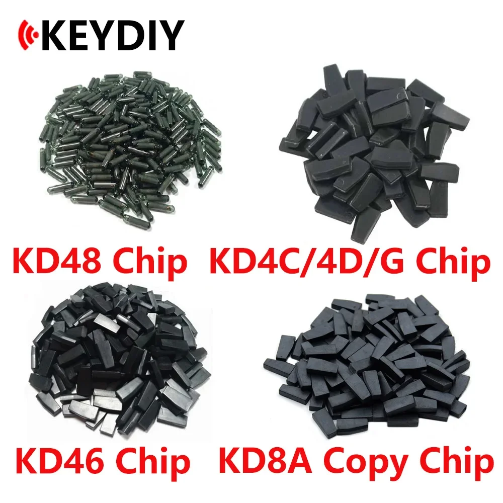 Chip CNSZKEY KD transpondedor para 4D ID4C ID46 KD4D KD46 KD48 KD8A 4C 4D 46 48 8A, Chip de copia para KEYDIY Mini KD-X2 MAX, 10 piezas
