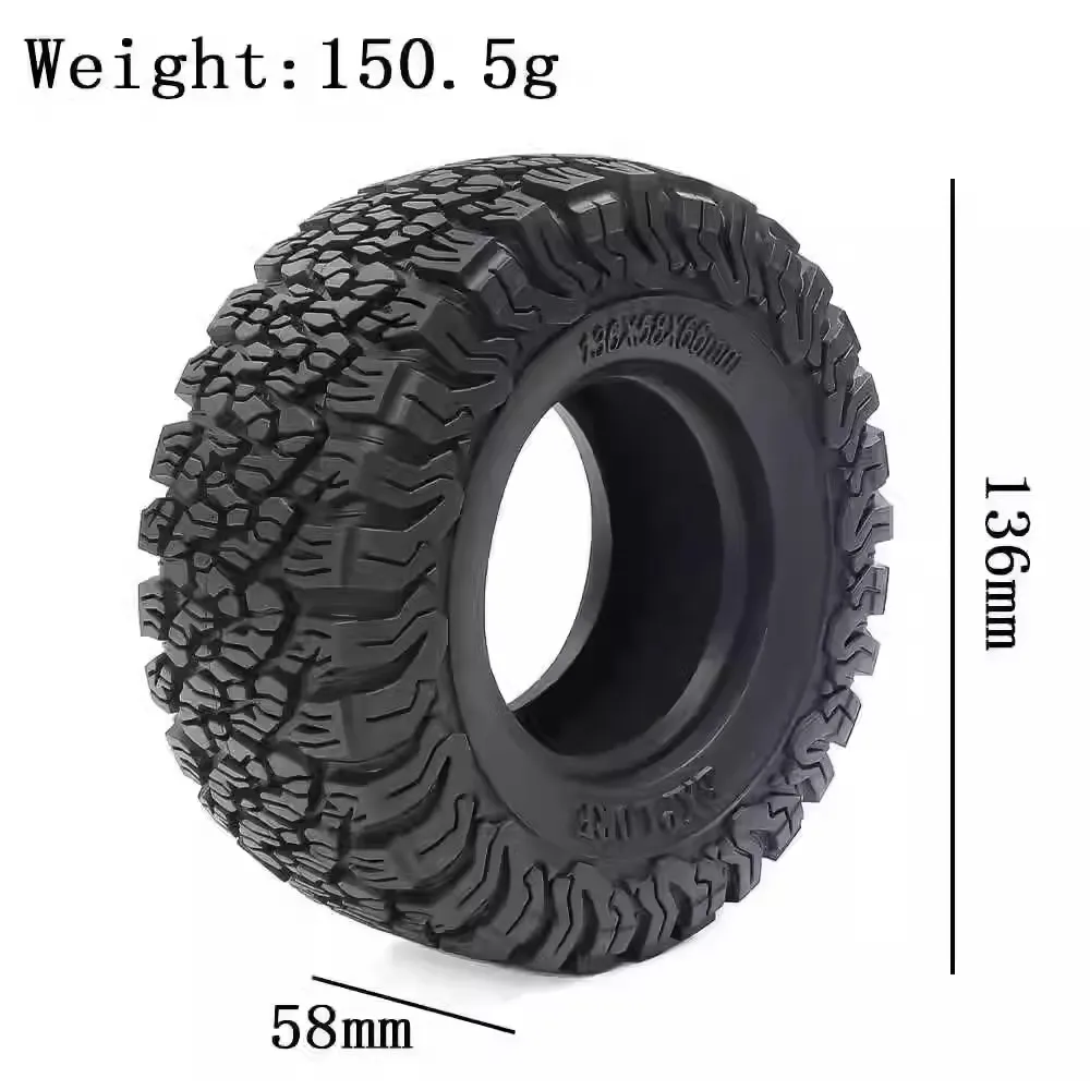 2.6-inch climbing car tire upgrade and modification 1:7 MKO7 1:8 CROSSRC easy control H8H heading west UT4 RBX10