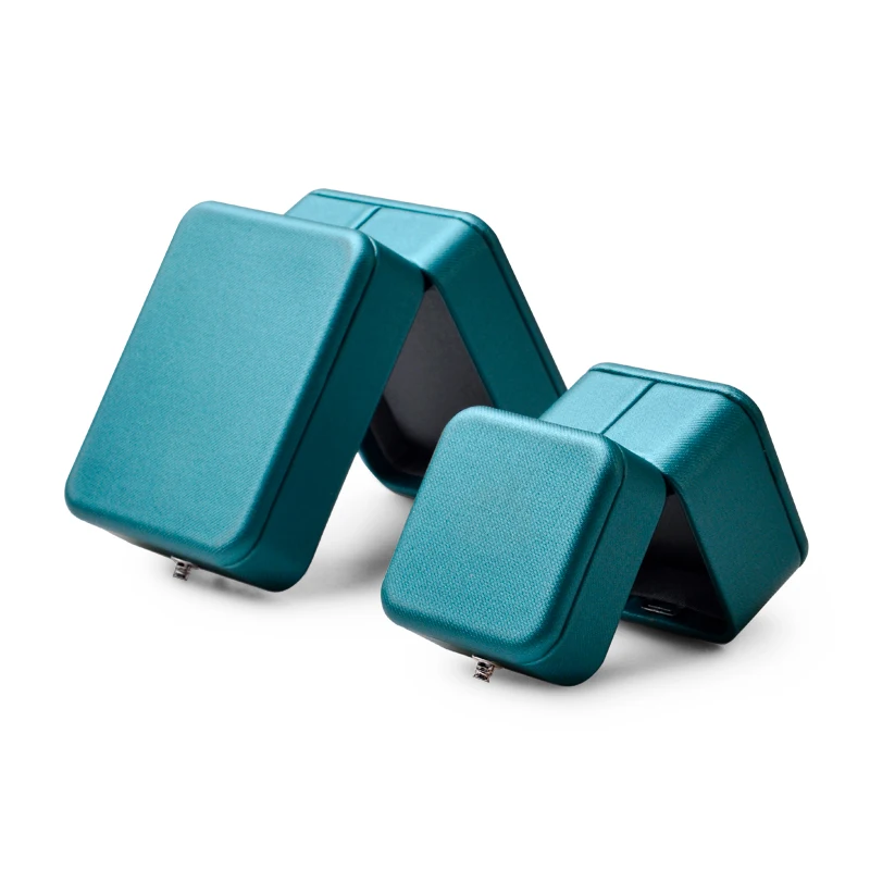 Oirlv Blue Jewelry Gift Box For Ring Necklace Pendent PU Leather Jewelry Gift Boxes Wholesale Jewelry Gift Box Ring Necklace Box