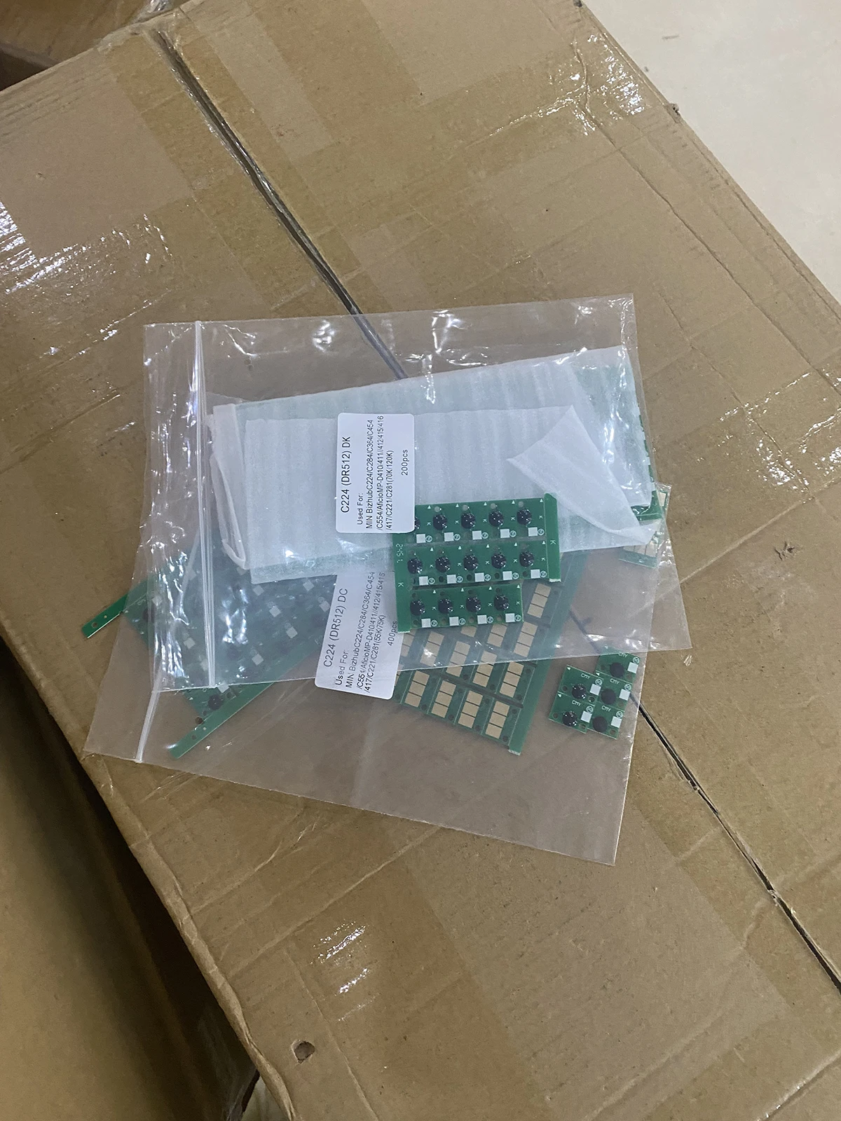 

20 чипов барабанного картриджа DR512 DR-512 для Konica Minolta Bizhub C224 C284 C364 C454 C554 C 224 284 364 454 554 Блок изображения