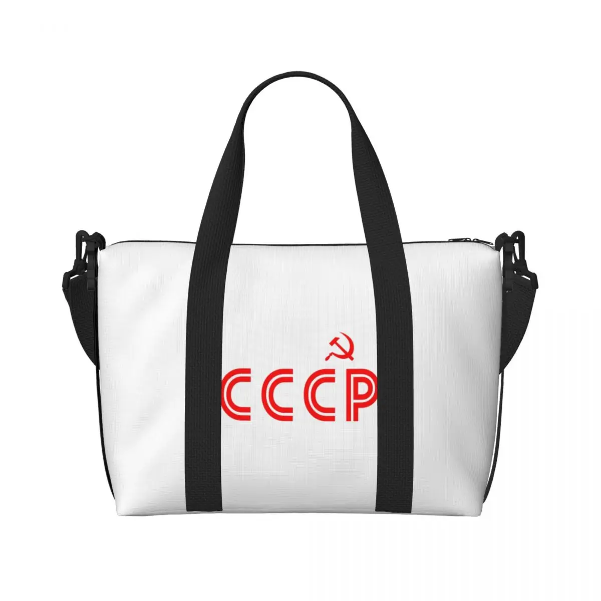 

Retro Soviet CCCP Travel Bag Luggage Sports Bags Large Capacity Retro Gym Bag Men Women Custom Weekend Fitness Bag