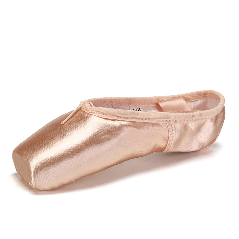 SWDZM Silk Ballet Dance Shoes Woman Professional Ballerina Pointe Shoes With Ribbons Child and Adult  Ballet Shoes for Dancing