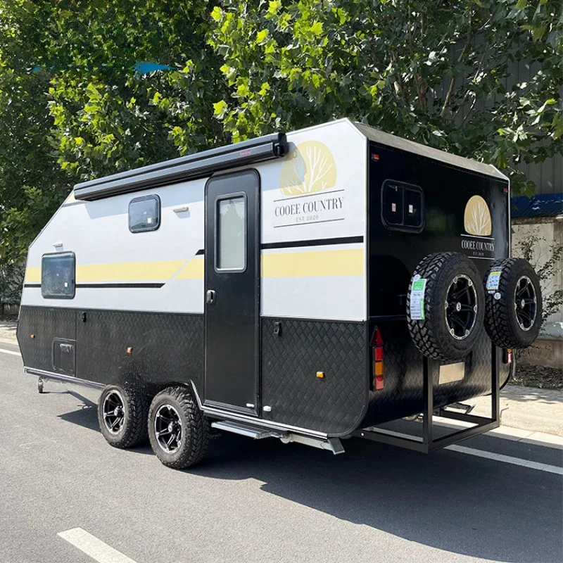Hot Sales Fixed Trailer RV Retro Internet Famous Homestay Scenic Spot RV Family