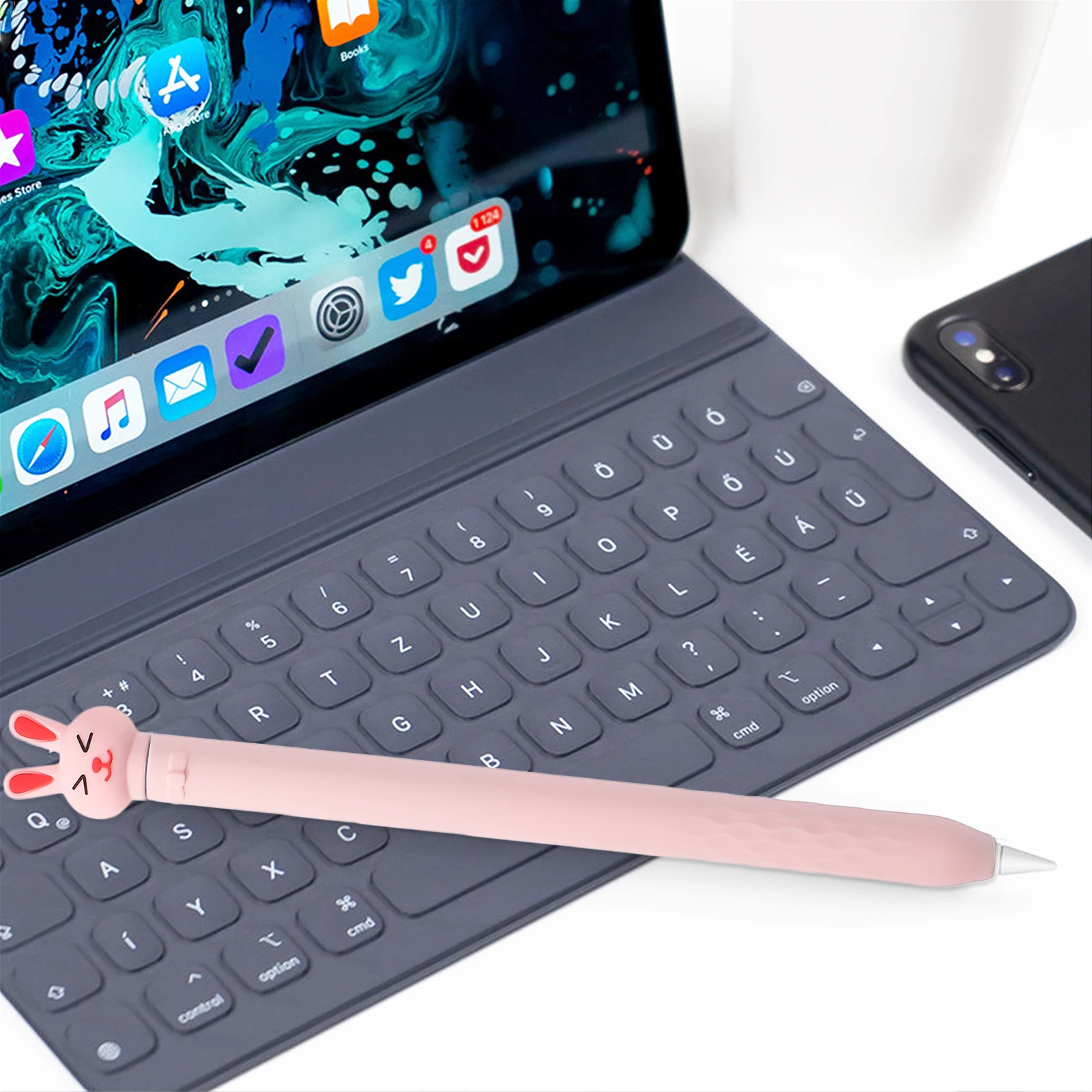 

Чехол для ручки, чехол для стилуса, защитная силиконовая ручка, емкостная защита, держатель для сенсорного экрана