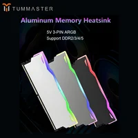 TUMMASTER 5V 3 pines ARGB memoria de PC disipador de calor RAM chaleco de enfriamiento para memoria de computadora de escritorio DDR2/3/4/5