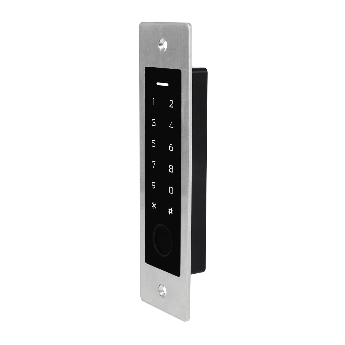 RFID Reader Keyless Door Opener Metal Access Control Scanner 100 Users Mini IP66 Waterproof Embedded Fingerprint Reader