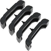 4pcs 4012326681S Black Rubber Three-core Radiator Mounting Pad For Chevrolet Chevrolet GMC