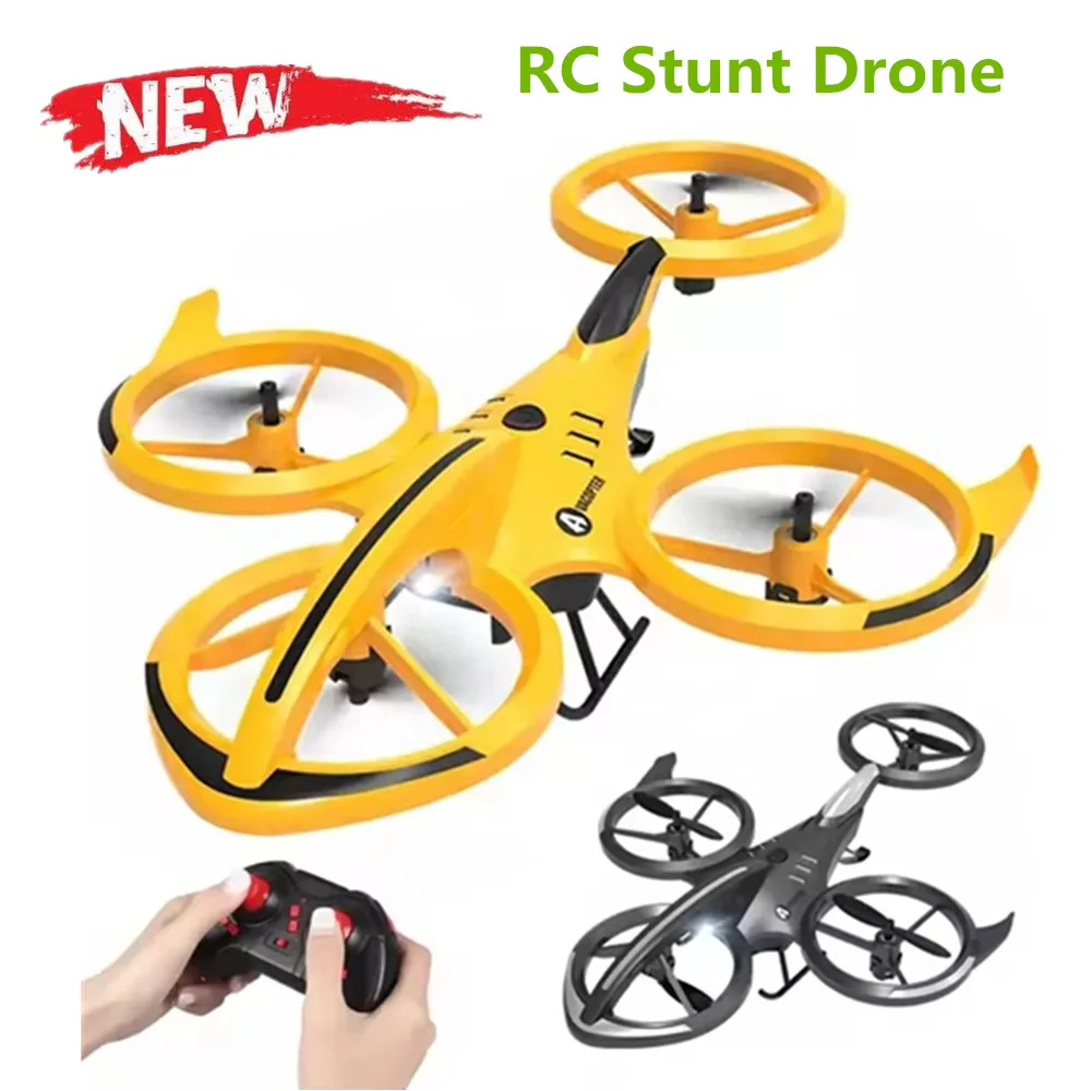 New Mini Drone Radio Control Stunt Drone Air Pressure Height Hold RC Helicopter Quadrocopter Remote Control Toy Gift