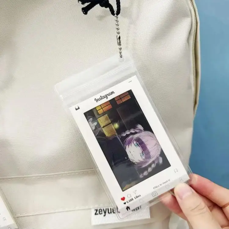 Yofukashi no Uta Nanakusa Nazuna Veränderbare Lentikularkarte Anime Rucksack Anhänger Sammlerstück Geburtstags- und Weihnachtsgeschenk für Freunde