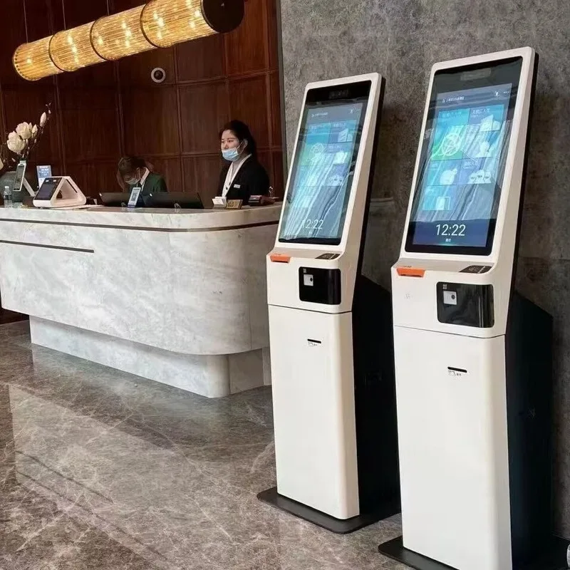 Unmanned front desk intelligent self-service check-in machine service robot hotel and homestay all-in-one machine