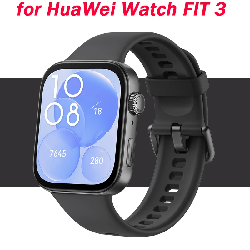Watchband for huawei watch fit 3 strap sport official-website 1:1 Smartwatch silicone bracelet for correa huawei fit3 Accesorios