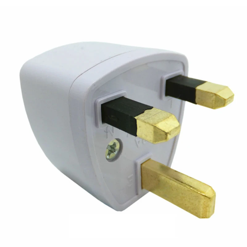 Universal 10A 250V Copper EU Korea Germany France Russia To HK UK Power Adapter Fused Plug Singapore Malaysia Converter Type G