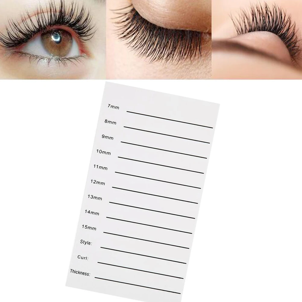 

2pcs Eyelash Board Acrylic Lash Extension Grafting Tool Smooth Lightweight Display Stand For Salon Home Use Glue False Lashes