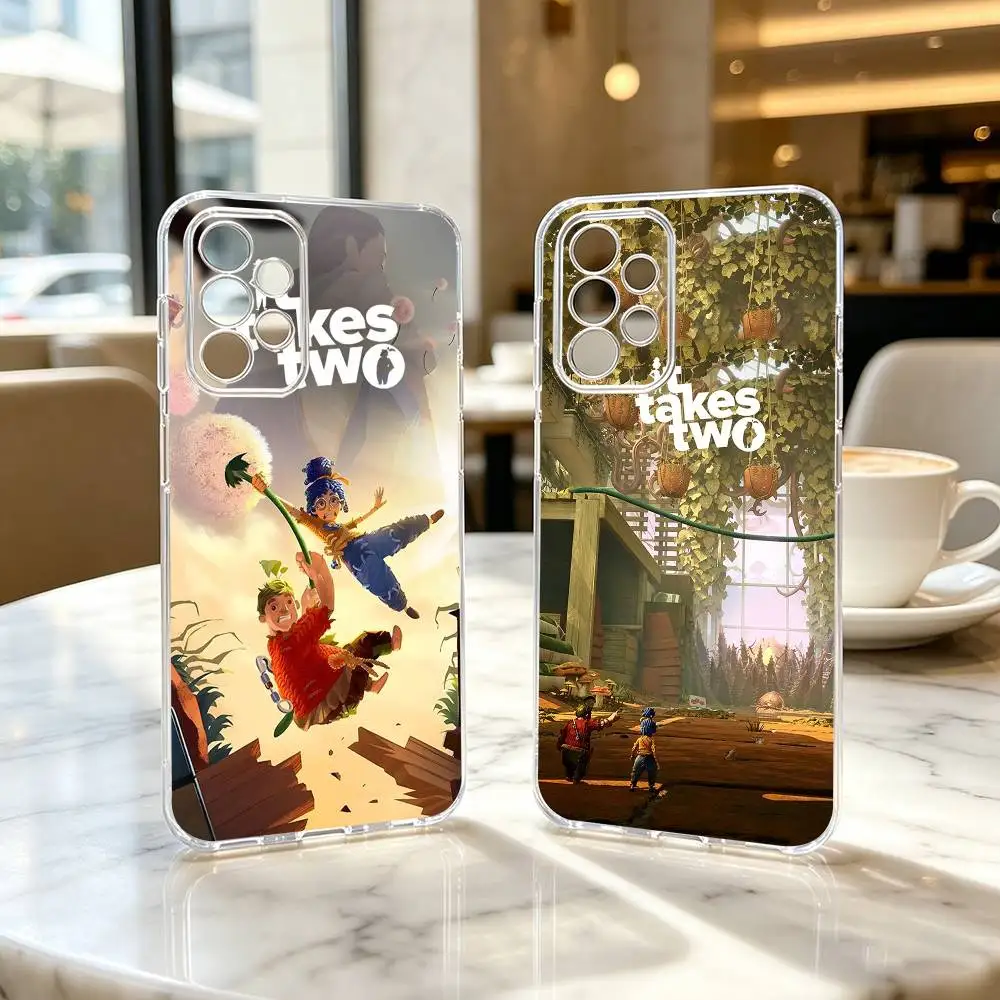 Two I-It T-Takes Cody and May Game  Phone Case Transparent Silicone Soft For Samsung S25,S24,S21,S22,S23,S30,Ultra,S20,Plus,Fe