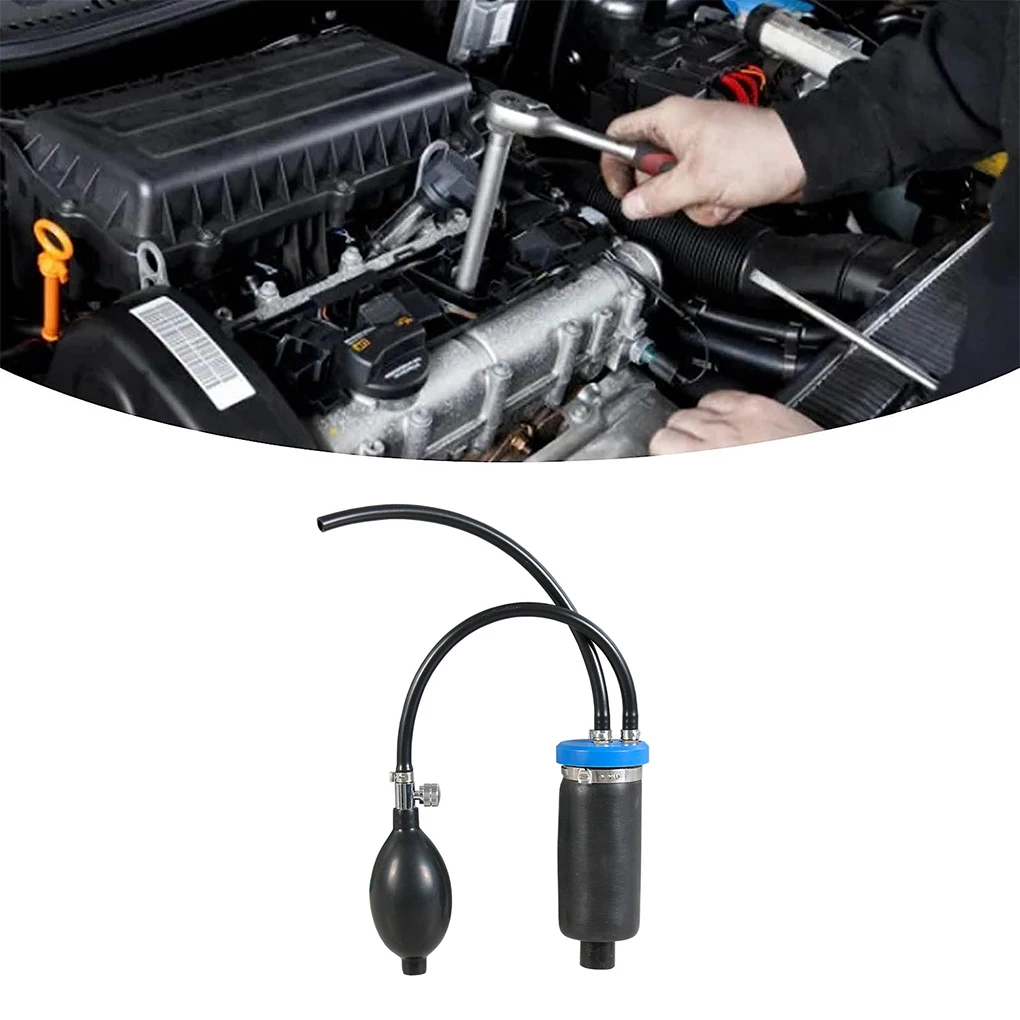 Black Professional Smoke Machine Leak Detector For Automotive Diagnostics Smoke Leak Detector Car Smoke Such As Round gallery 1