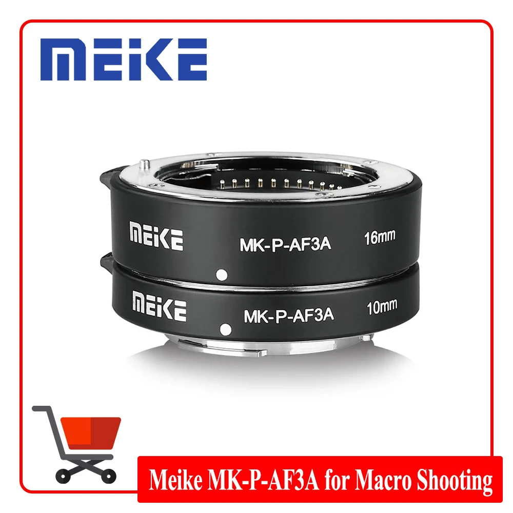 

Meike MK-P-AF3A Macro Auto Focus Extension Tube Ring AF for Panasonic Olympus M43 Micro Mirrorless Cameras